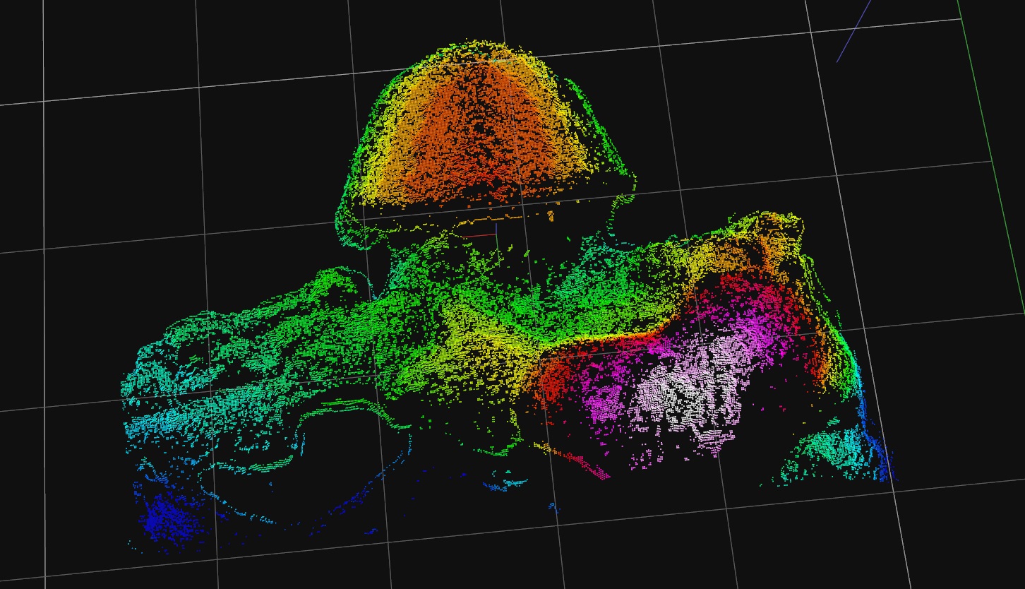 3D Depth Map of Army Toy